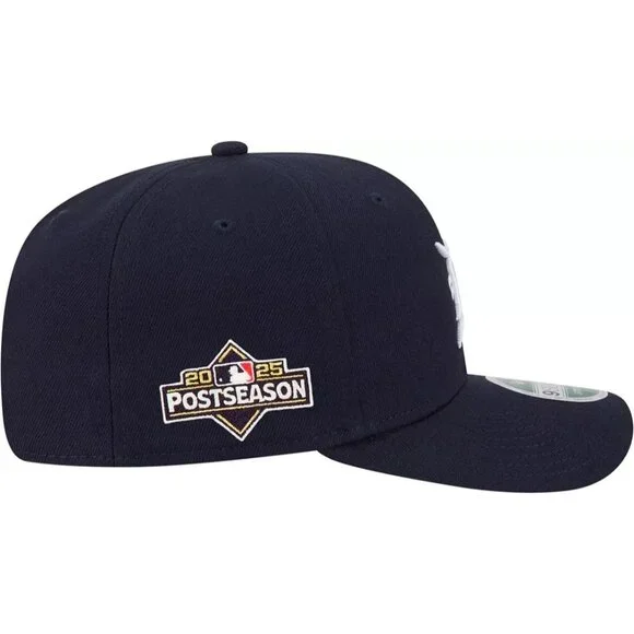 NEW Detroit Tigers New Era 2025 Postseason 9SEVENTY Stretch Snapback Hat Navy - Picture 2 of 7